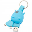 Ключодържател Munkees USB Ключодържател Smart Charger син Blue