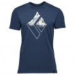 Мъжка тениска Black Diamond Mountain Logo SS Tee тъмно син