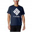 Мъжка тениска Columbia Columbia Trek™ Logo Short Sleeve син CollegiateNavyCscStackedLogo