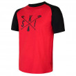 Мъжка тениска Sensor Merino Active Pt Ski черен/червен