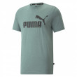Мъжка тениска Puma ESS Heather Tee син