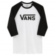 Мъжка тениска Vans Classic Raglan бял/черен White/Black
