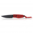 Нож Acta non verba P100 Dlc/Plain edge червен Red/black