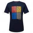 Мъжка тениска Mammut Sloper T-Shirt Men Carabiners син
