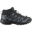 Детски обувки Salomon Xa Pro V8 Mid Waterproof черен/син Black / Neptune. / Alaskan Blue