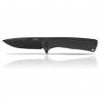 Нож Acta non verba Z100 DLC/Plain Edge, Dural/G10 черен Black/Black