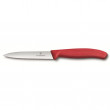 Нож за зеленчуци Victorinox вълнообразен 10 см червен red