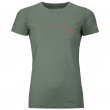 Дамска тениска Ortovox 120 Tec Mountain T-Shirt W зелен GreenForest