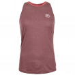 Дамска тениска без ръкав Ortovox 120 Tec Fast Mountain Top W розов/лилав