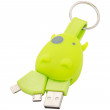 Ключодържател Munkees USB Ключодържател Smart Charger зелен Green