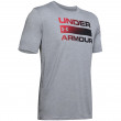 Мъжка тениска Under Armour Team Issue Wordmark SS сив SteelLightHeather/Black