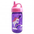 Детска бутилка Nalgene Grip-n-Gulp 350 ml тъмно лилав/розов PurplePinkUnicorn