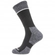 Чорапи SealSkinz Solo Quickdry Mid Length sock черен Black/Grey/White