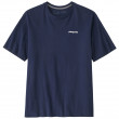 Мъжка тениска Patagonia P-6 Logo Responsibili Tee тъмно син