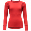 Дамска тениска Devold Hiking Woman Shirt червен Chilli