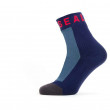 Водоустойчиви чорапи SealSkinz Mautby син/червен