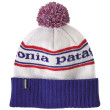 Зимна шапка Patagonia Powder Town Beanie синьо/бял