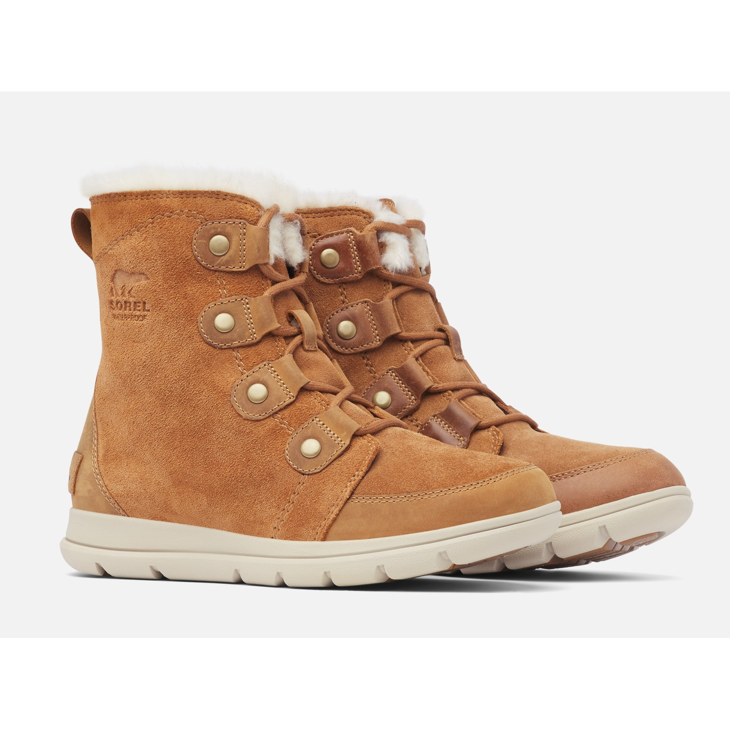 sorel explorer camel brown