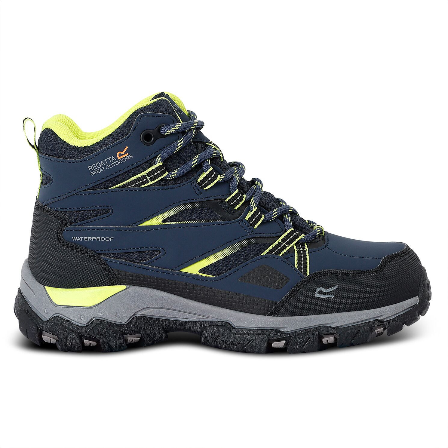 Scarpe Da Trekking Regatta Holcombe Mid Jnr – Impermeabili E Traspiranti Per Bambini, Con Suola Antiscivolo