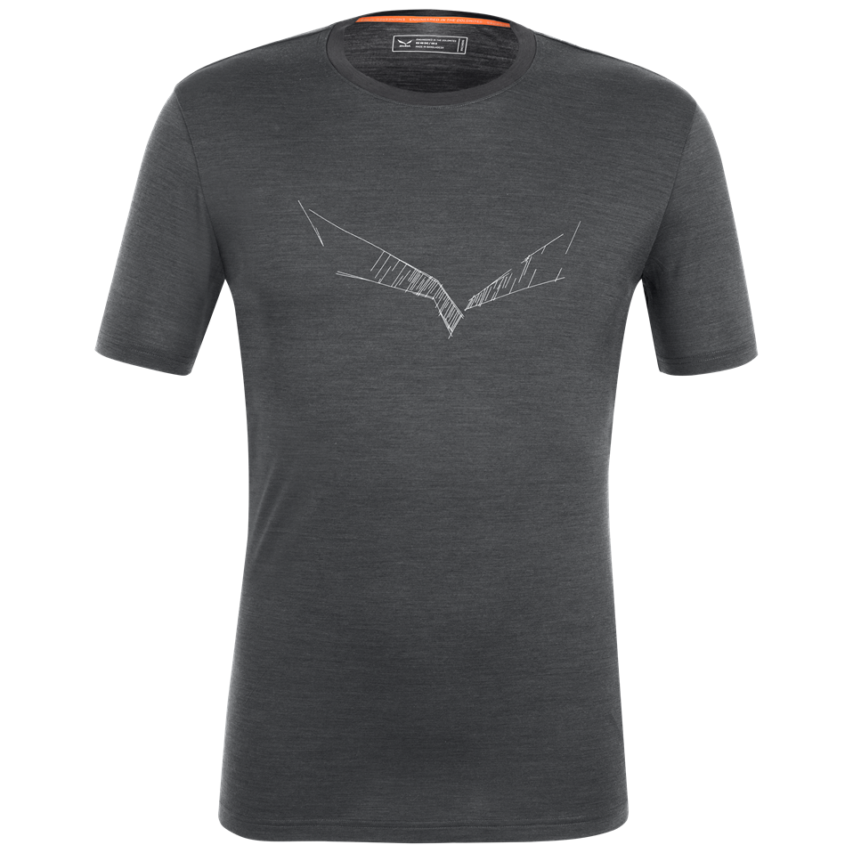 SALEWA Pure XXX Dry M - T-Shirt Uomo In Dry' Ton - Traspirante E Ad Asciugatura Rapida - Collezione Alpine Life