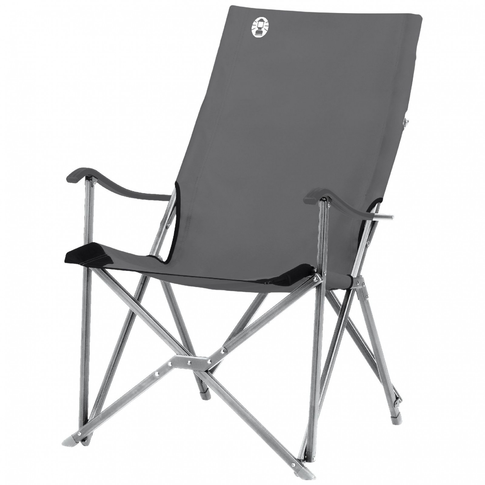 Coleman sling chair gray blue