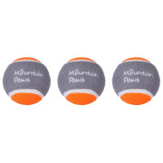 Играчка за куче Mountain Paws Dog Tennis Balls, 3 Pack оранжев/сив Oarnge