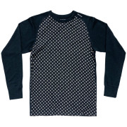 Функционална мъжка тениска Devold Signature Merino 230 Shirt Man черен/бял INK/RAWWHITE