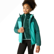 Детско зимно яке Regatta Illuma Reflective Jacket Mediterranea/Turquoise