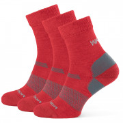 Дамски чорапи Warg Merino Hike W 3-pack червен