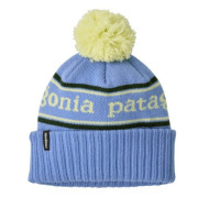Детска шапка Patagonia K's Powder Town Beanie син Park Stripe: Diver Blue