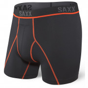 Мъжки боксерки Saxx Kinetic HD Boxer Brief черен/червен Black/Vermillion
