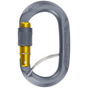 Карабинер Skylotec Ovx SGL (screw gate with spring bar) сив/жълт Anthracite/Mustard