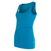 Дамска тениска без ръкав Sensor Merino Wool Active син Blue