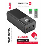 Външно зарядно устройство Swissten Power Line 40000 mAh 100W