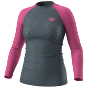 Дамска функционална блуза Dynafit Tour Light Merino W L/S Tee розов/сив 6A51 - magenta/0720