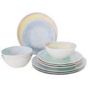 Комплект прибори Bo-Camp Tableware Barfleur 12pcs смес от цветове Pastel