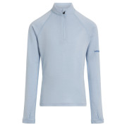 Детска функционална тениска Icebreaker K 260 Tech LS Half Zip светло син Zinc Blue
