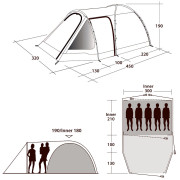 Палатка Outwell Cloud 5 Plus (2021)