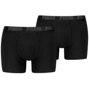 Мъжки боксерки Puma Everyday Basic Boxer 2P черен black / black