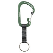 Помощен карабинер Nite Ize SlideLock Key Ring Aluminum маслинен Olivová