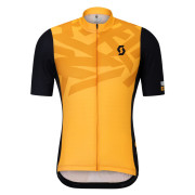 Мъжка колоездачна фланелка Scott Jersey M's RC Endurance SS жълт/черен gleam orange/black
