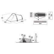 Туристическа палатка Easy Camp Sarek 1