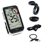 Велосипеден компютър Sigma Rox 4.0 Endurance HR set бял white