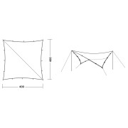 Сенник Robens Outback Tarp 4 x 4 m