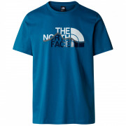 Мъжка тениска The North Face M S/S Mountain Line Tee син