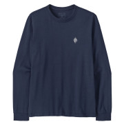 Мъжка тениска Patagonia M's L/S MW Hut Tripper Skyline T-Shirt син New Navy