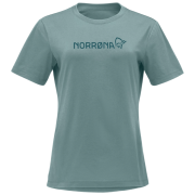 Дамска тениска Norrona 29 cotton Norrøna viking T-shirt светло син