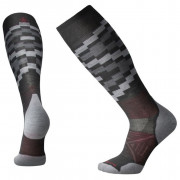 Чорапи 3/4 Smartwool Phd Ski Light Elite Pattern сив Charcoal