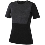 Дамска тениска MOOA MerinoSilk Block 160 short черен black melange