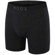 Мъжки боксерки MOOA MerinoSilk 6in черен black melange